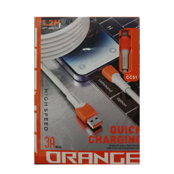 كيبل شحن اورنج Orange Type c - cc51
