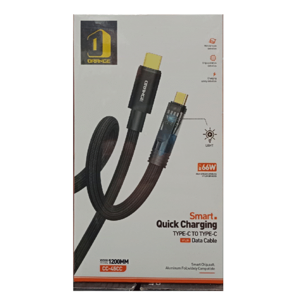 كيبل شحن اورنج Orange lightning – cc45cc